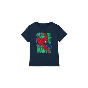 Spider-Man Childrens/Kids Wall Crawling T-Shirt / Navy